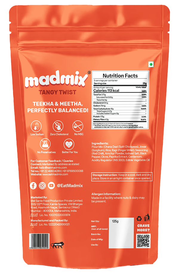 Tangy Twist Jowar Bhujia – Madmix