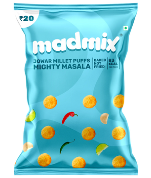 New Mighty Masala Jowar Millet Puffs