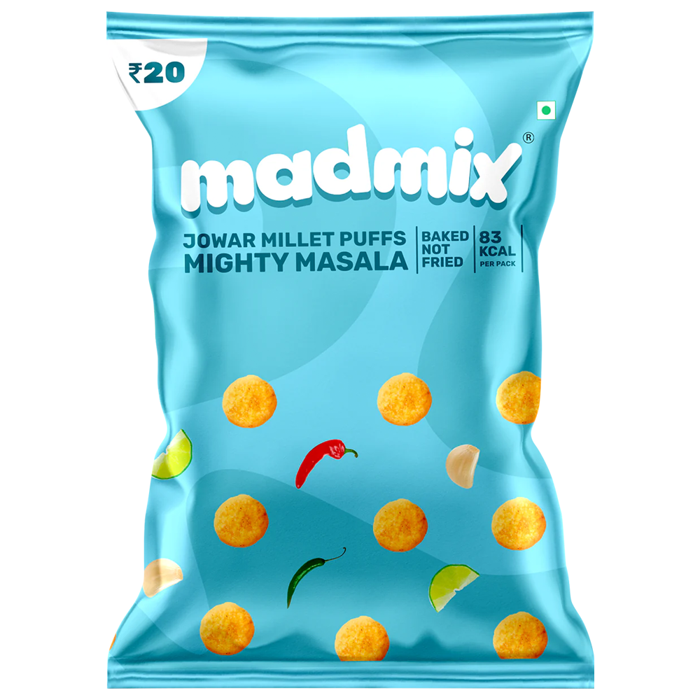 New Mighty Masala Jowar Millet Puffs