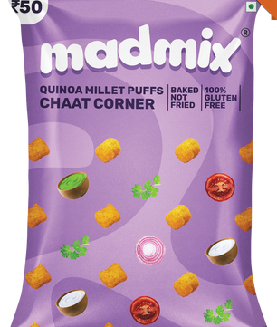 Chaat Corner Quinoa Millet Puffs