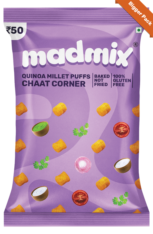 Chaat Corner  Quinoa Millet Puffs