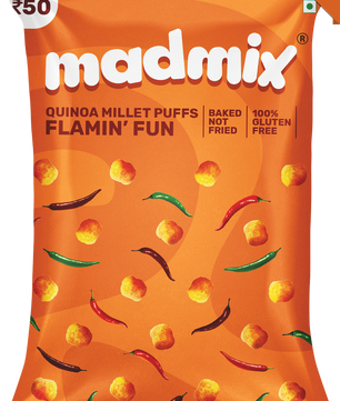 Flamin Fun Quinoa Millet Puffs