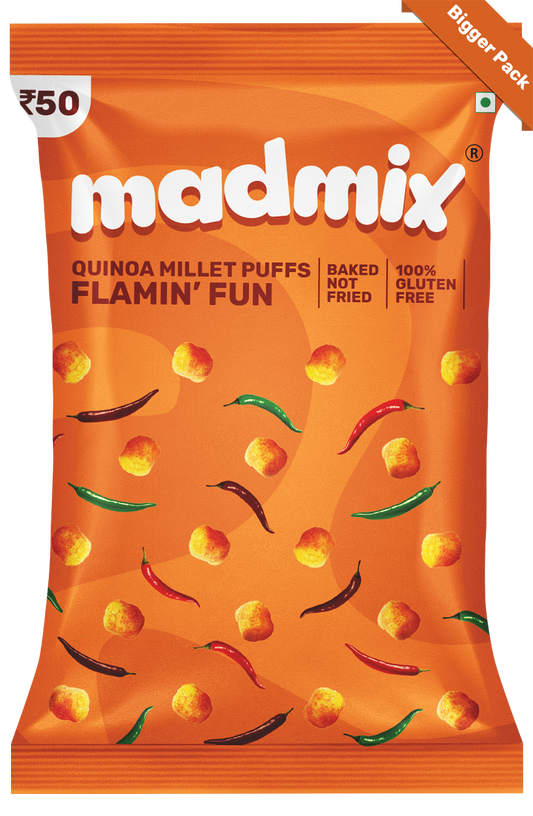 Flamin Fun  Quinoa Millet Puffs