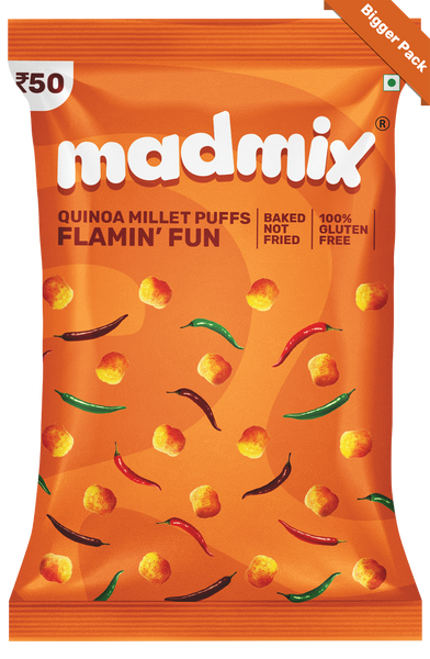 Flamin Fun Quinoa Millet Puffs