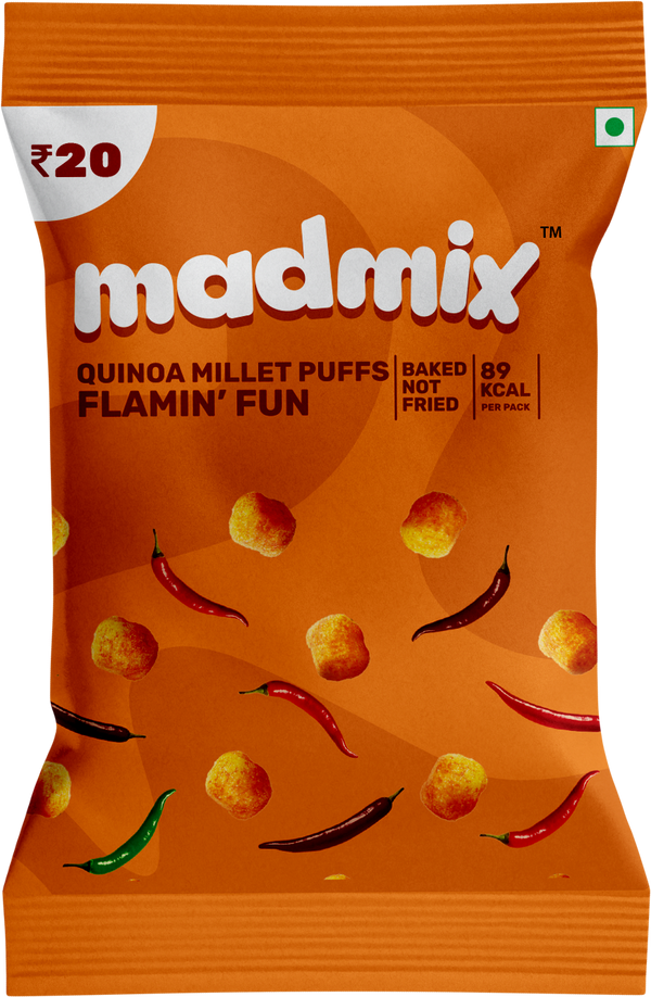 Quinoa Millet Puffs - Flamin Fun