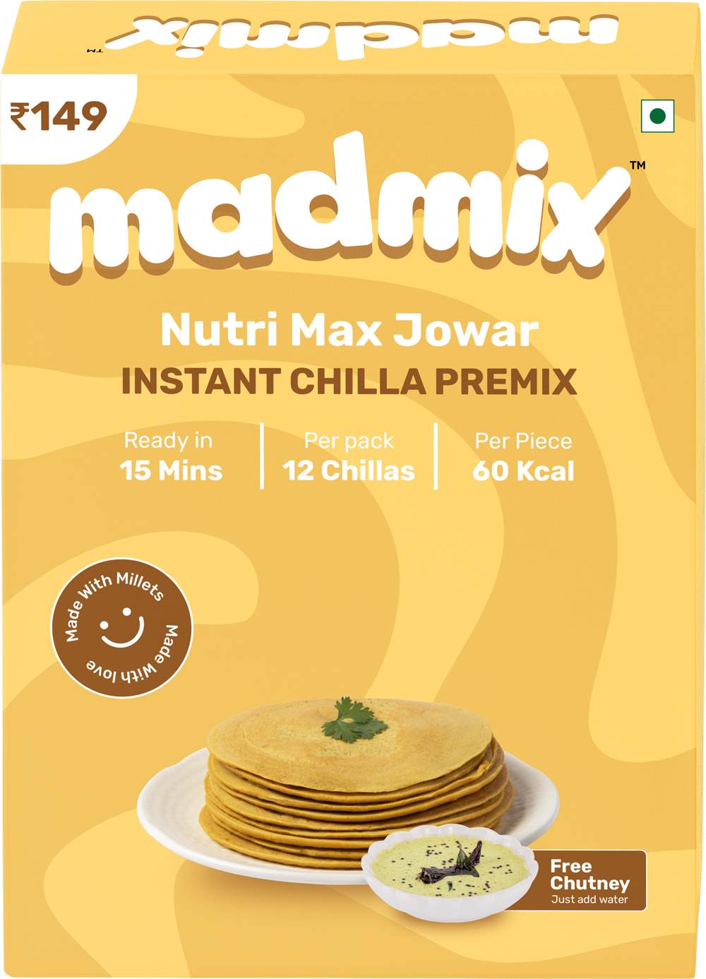 Nutri Max Jowar Chilla Premix – Madmix