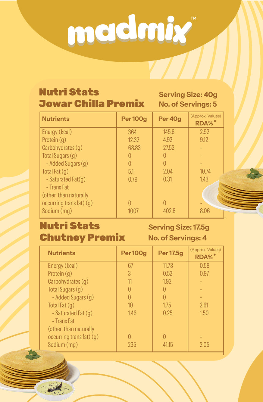 Nutri Max Jowar Chilla Premix