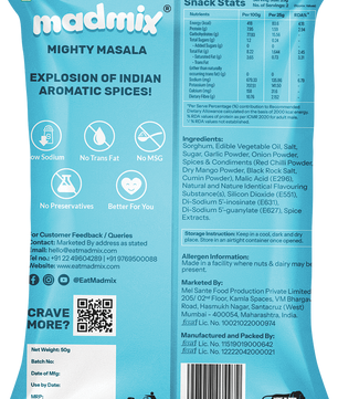 Mighty Masala Jowar Millet Puffs