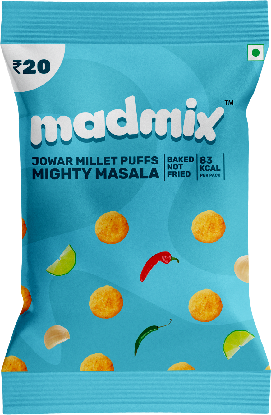 Jowar Millet Puffs Mighty Masala