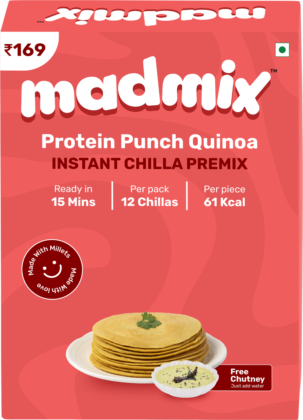 Protein Punch Quinoa Chilla Premix