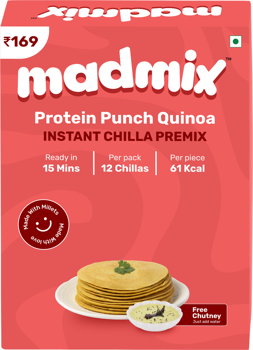 Protein Punch Quinoa Chilla Premix – Madmix