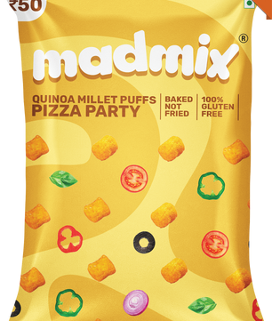 Pizza Party Quinoa Millet Puffs